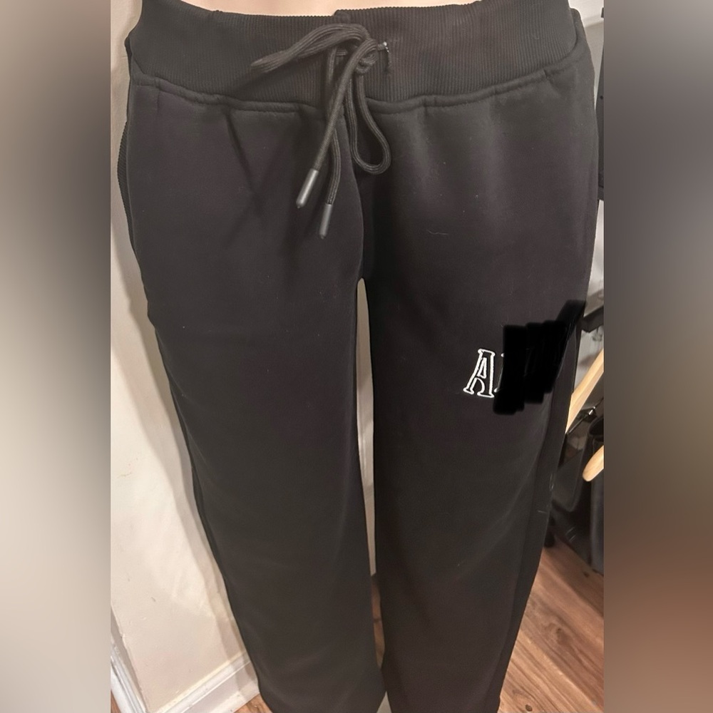 Men’s Black Sweatpants with Logo/Size:S-M/Excellent Condition(NO Re-Sale) - Picture 4 of 10